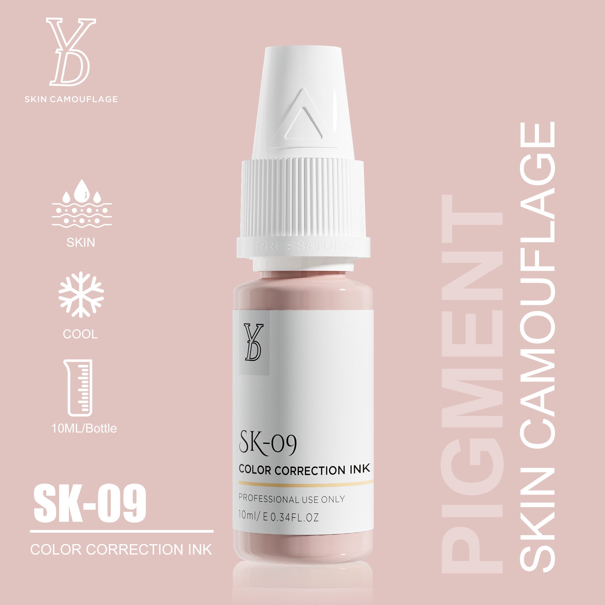 YDPMU Skin Camouflage Pigment Scar Camouflage Ink 20 Shades Available
