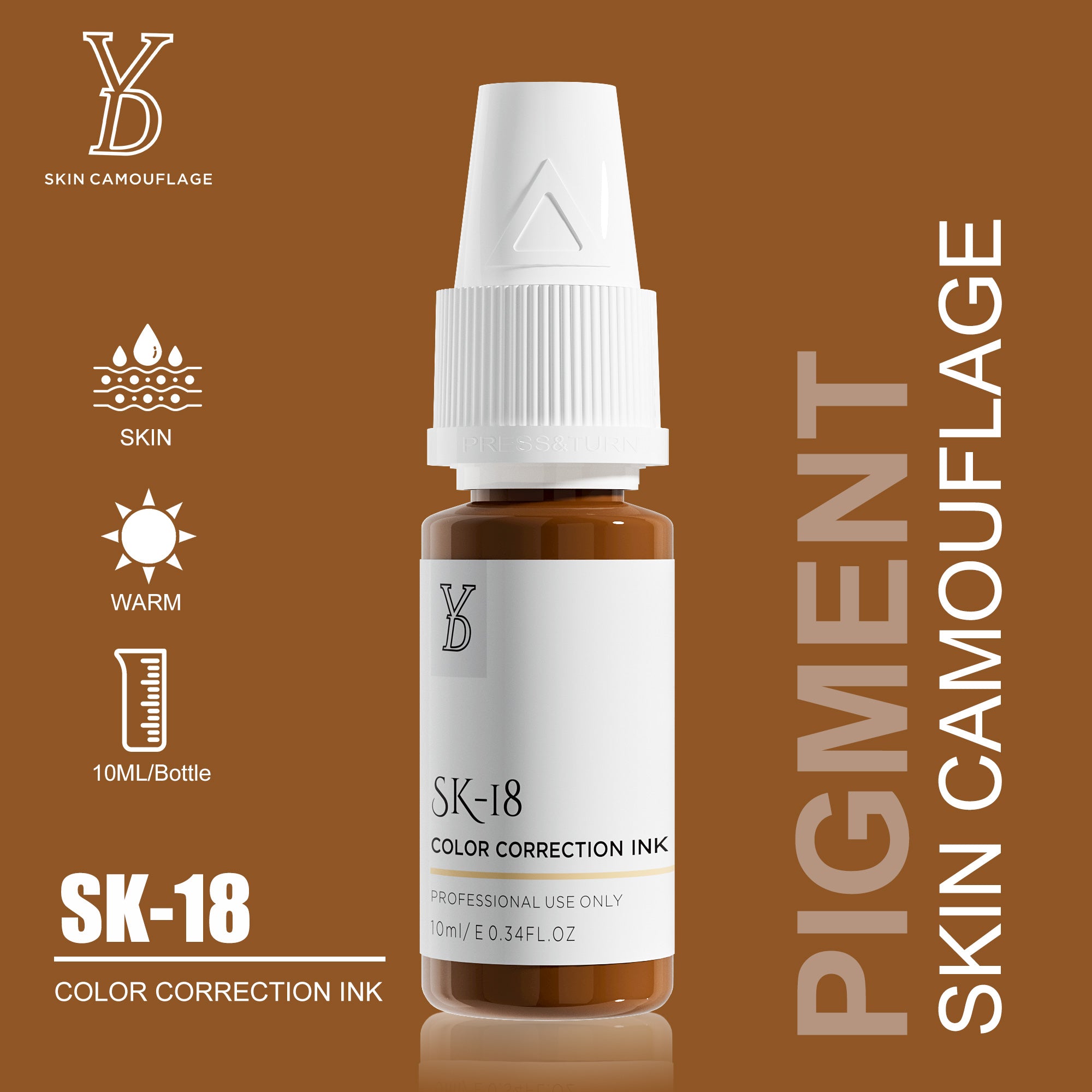 YDPMU Skin Camouflage Pigment Scar Camouflage Ink 20 Shades Available