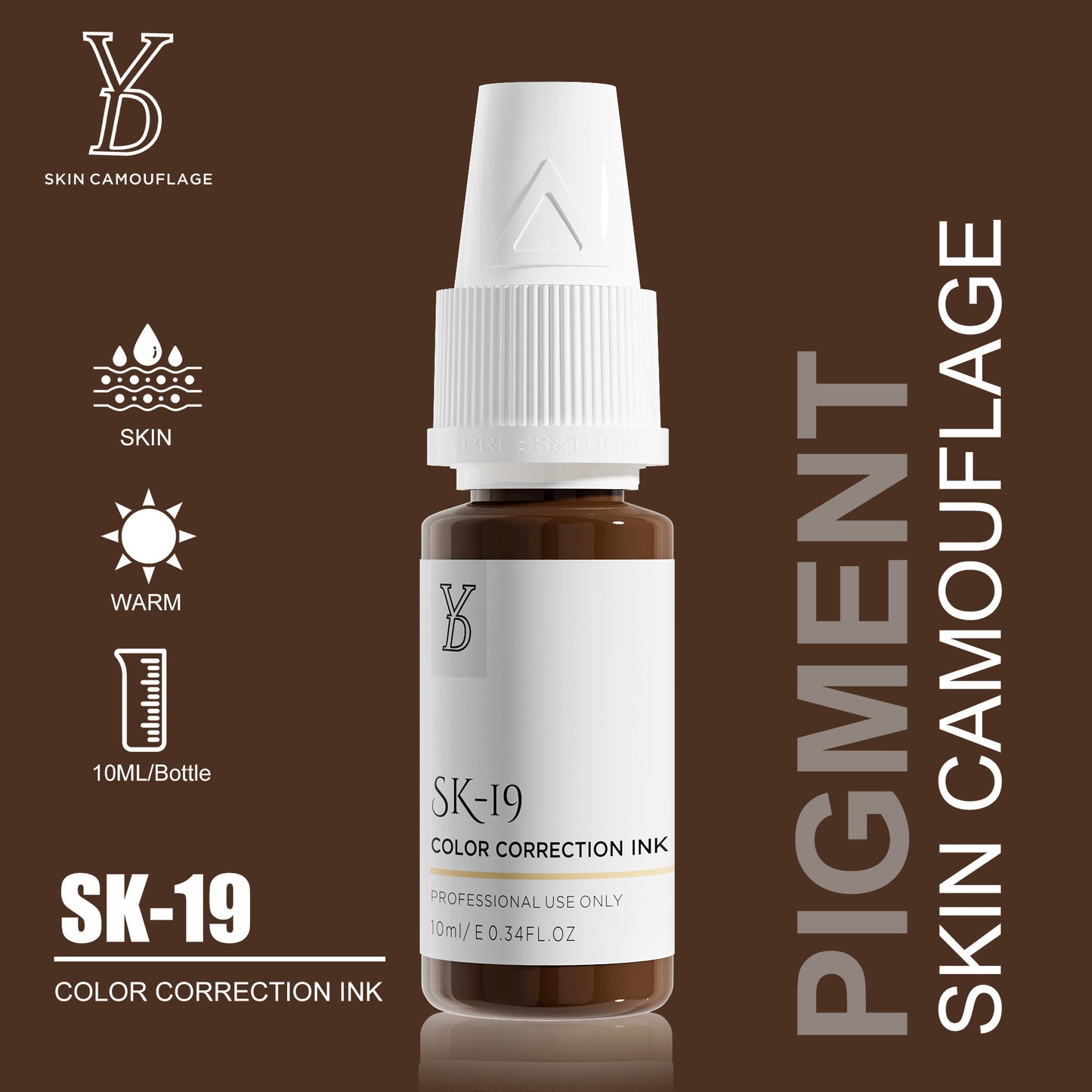 YD Skin Camouflouge Pigments 20 Colors