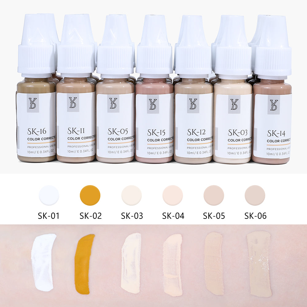 YD Skin Camouflouge Pigments With Skin Reader Set