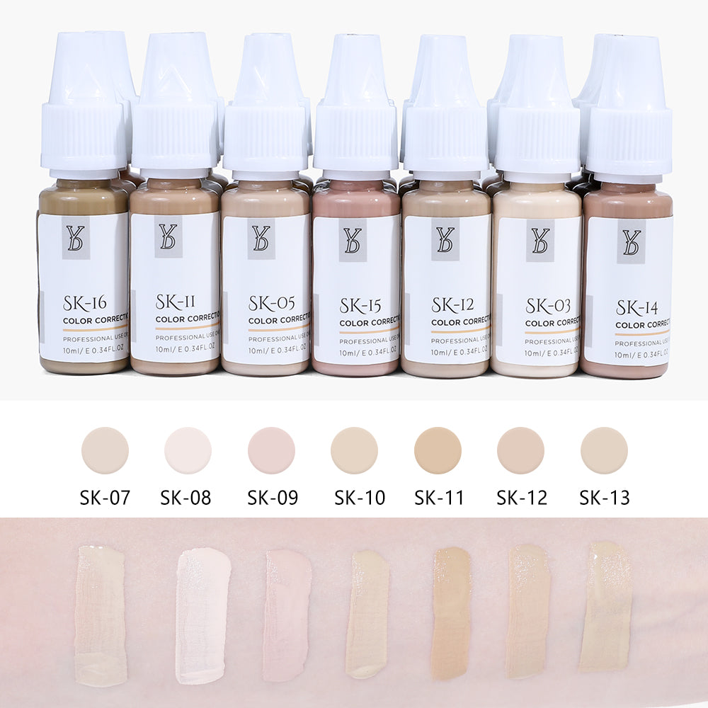 YD Skin Camouflouge Pigments With Skin Reader Set