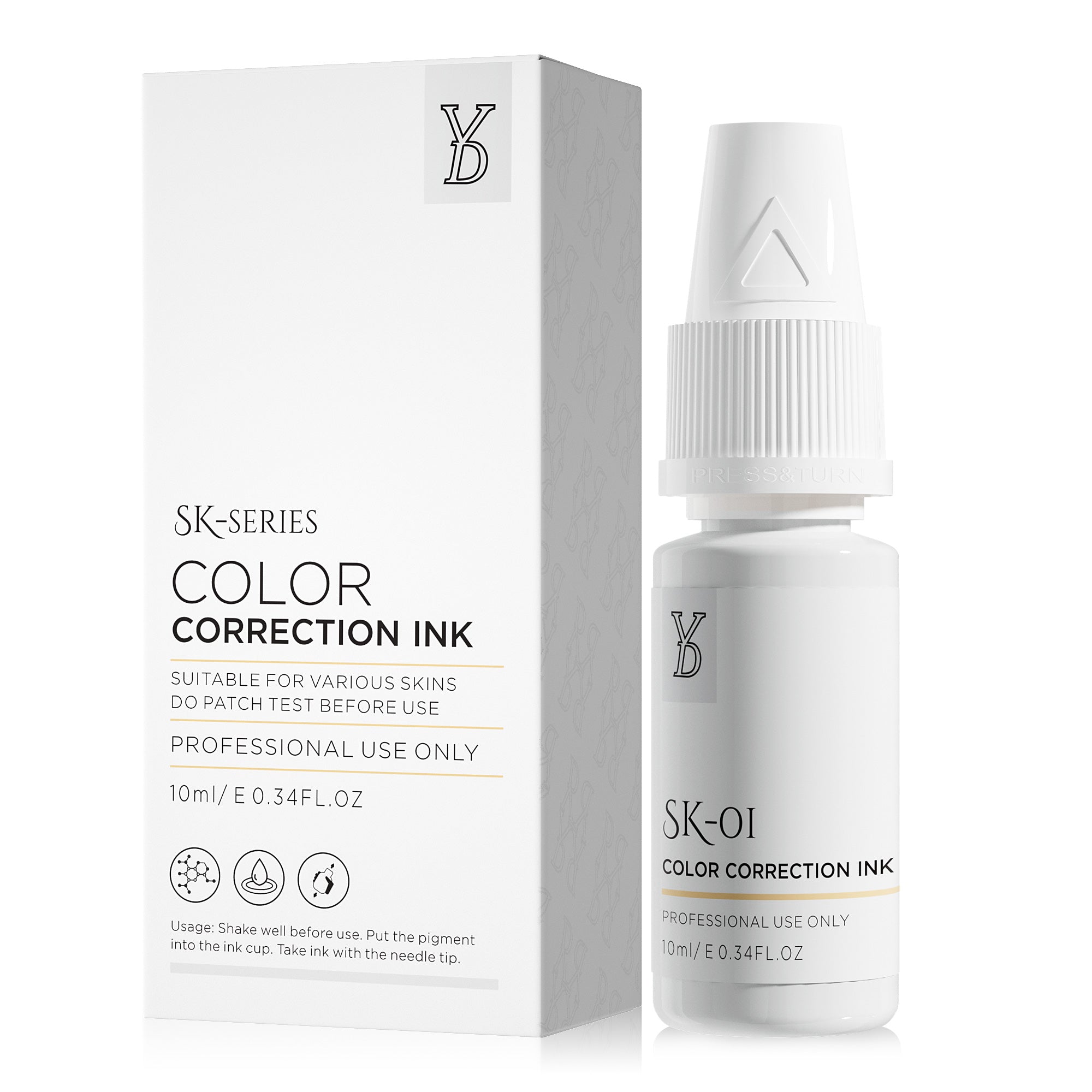 YDPMU Skin Camouflage Pigment Scar Camouflage Ink SK-01