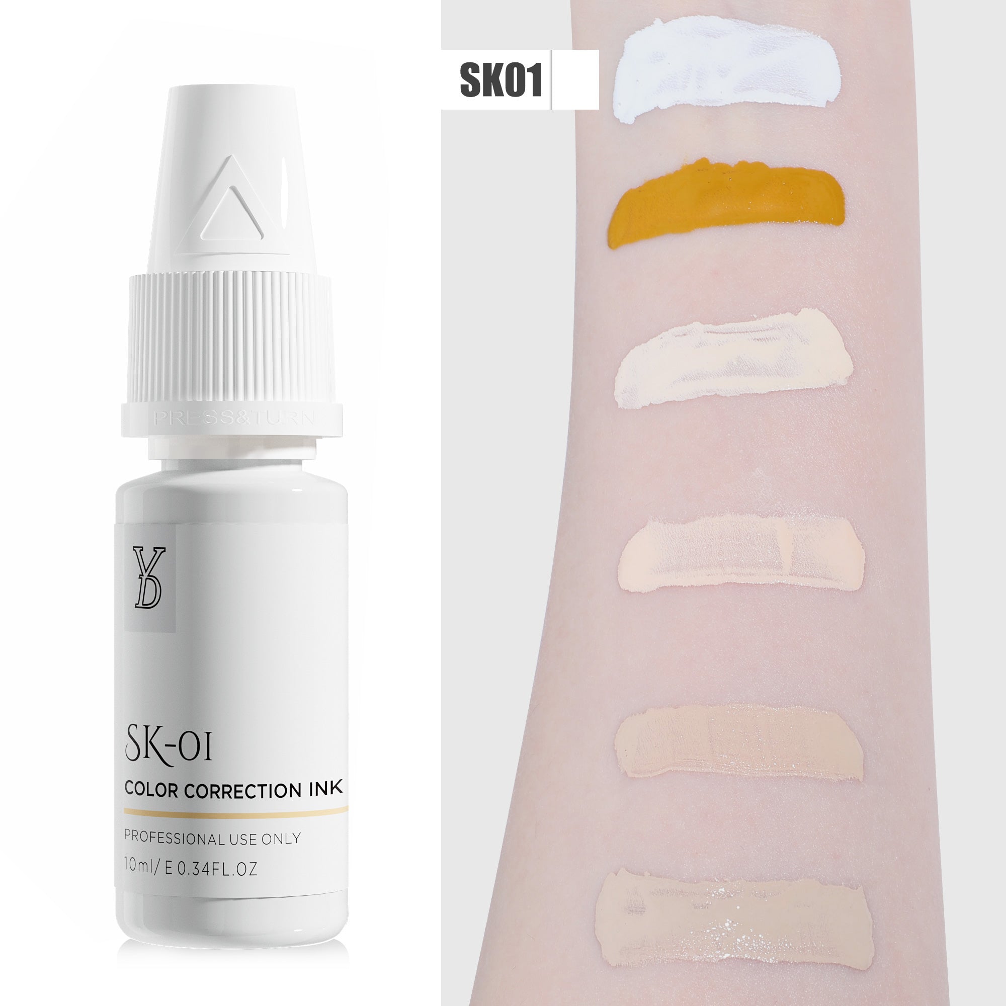 YDPMU Skin Camouflage Pigment Scar Camouflage Ink SK-01