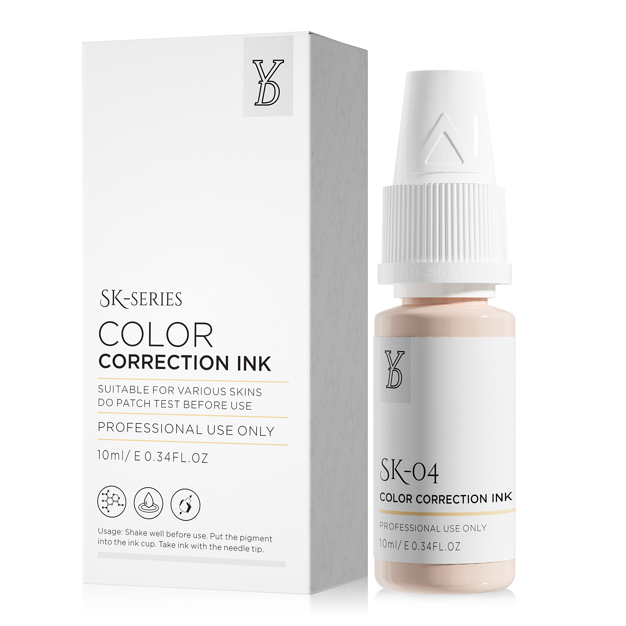 YDPMU Skin Camouflage Pigment Scar Camouflage Ink SK-04