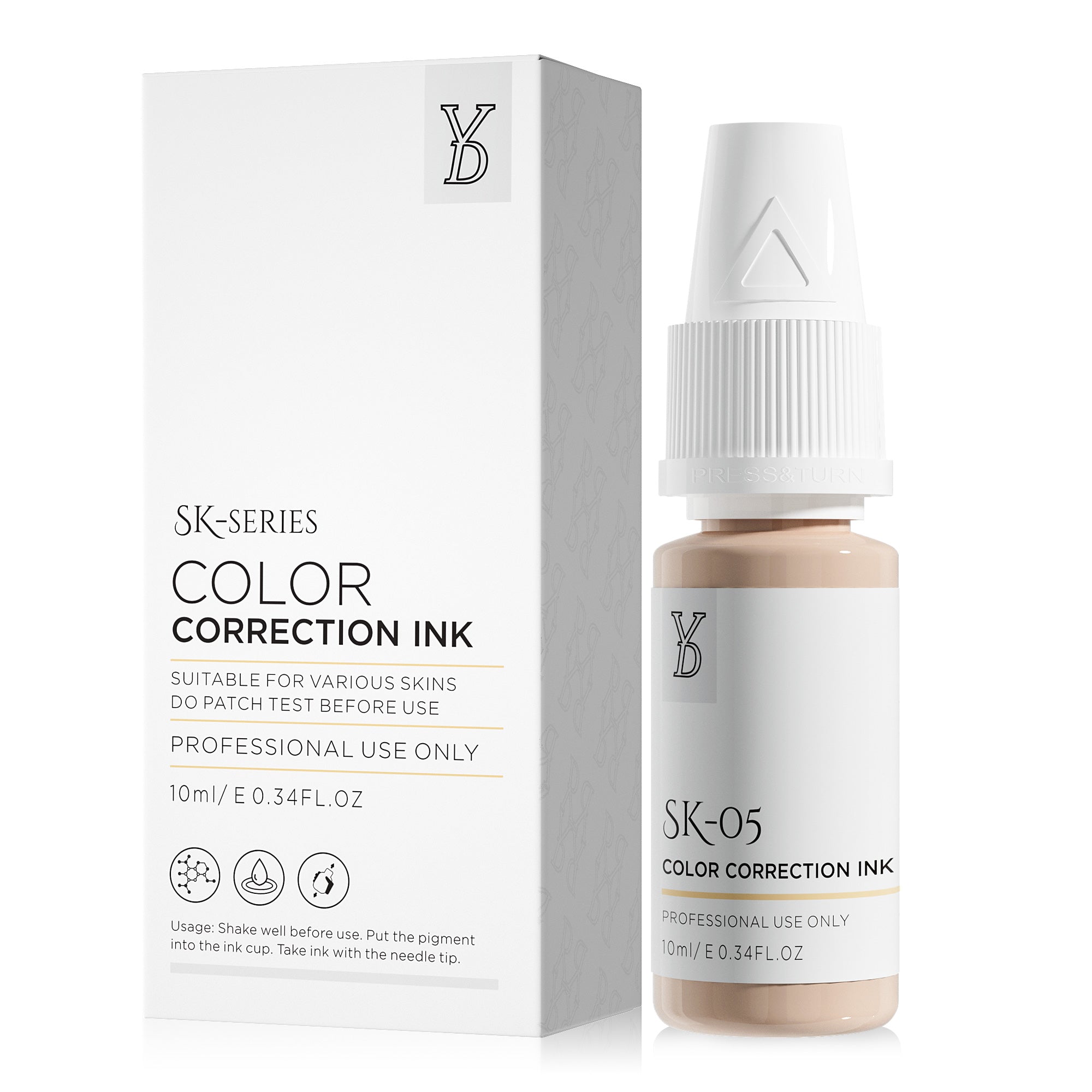 YDPMU Skin Camouflage Pigment Scar Camouflage Ink SK-05