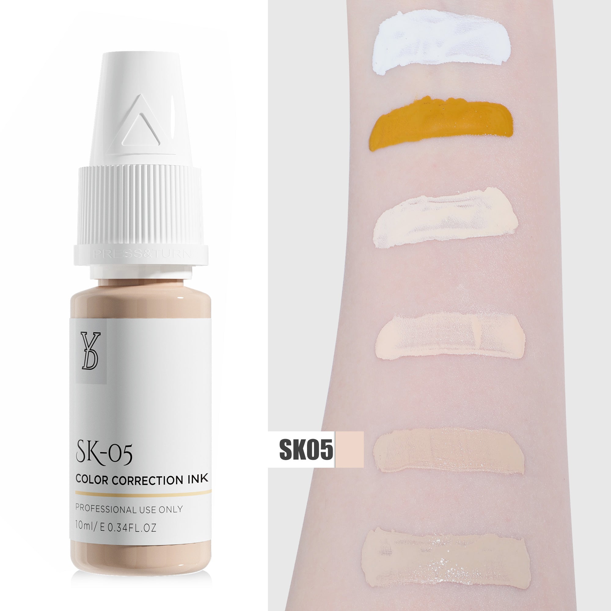 YDPMU Skin Camouflage Pigment Scar Camouflage Ink SK-05