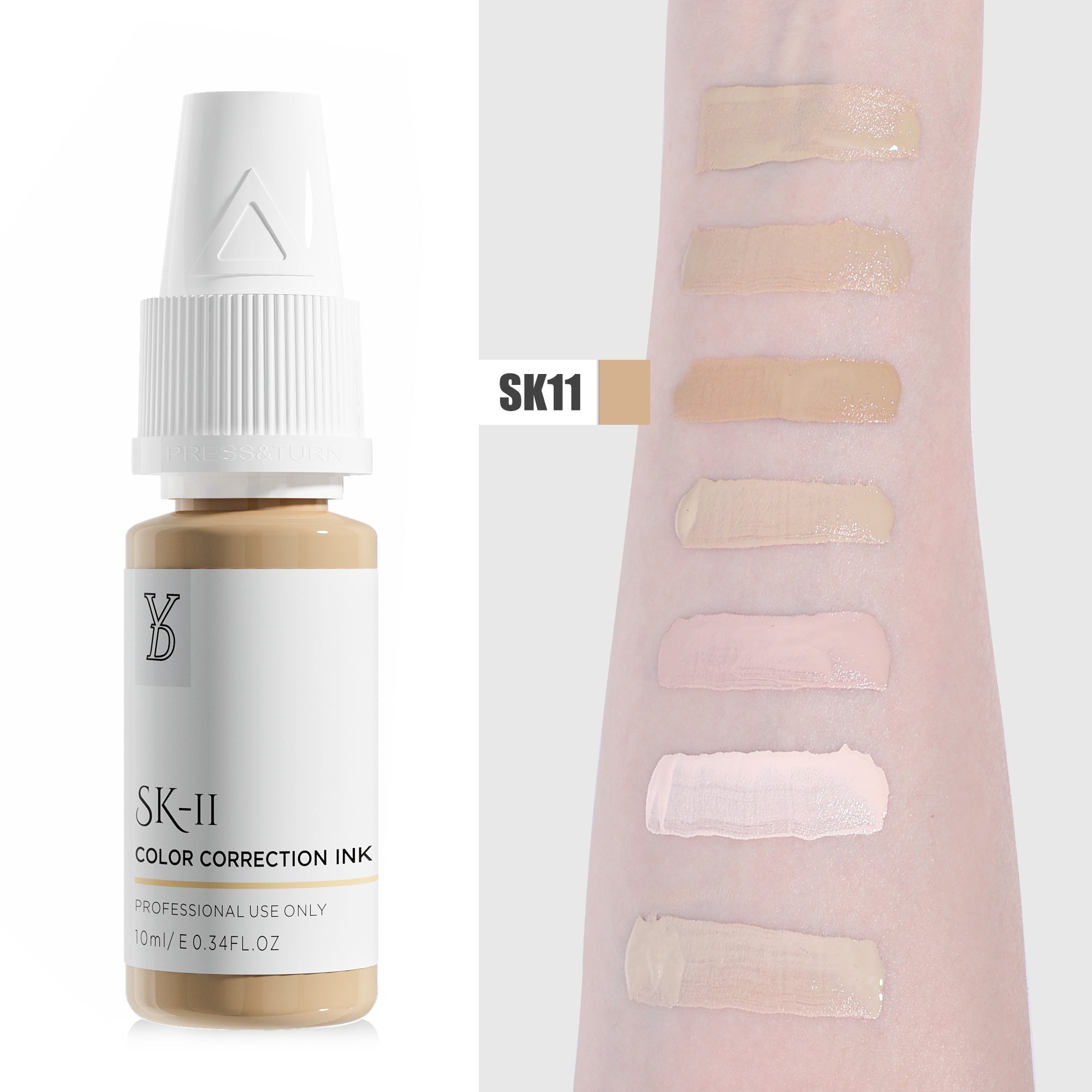 YDPMU Skin Camouflage Pigment Scar Camouflage Ink SK-11