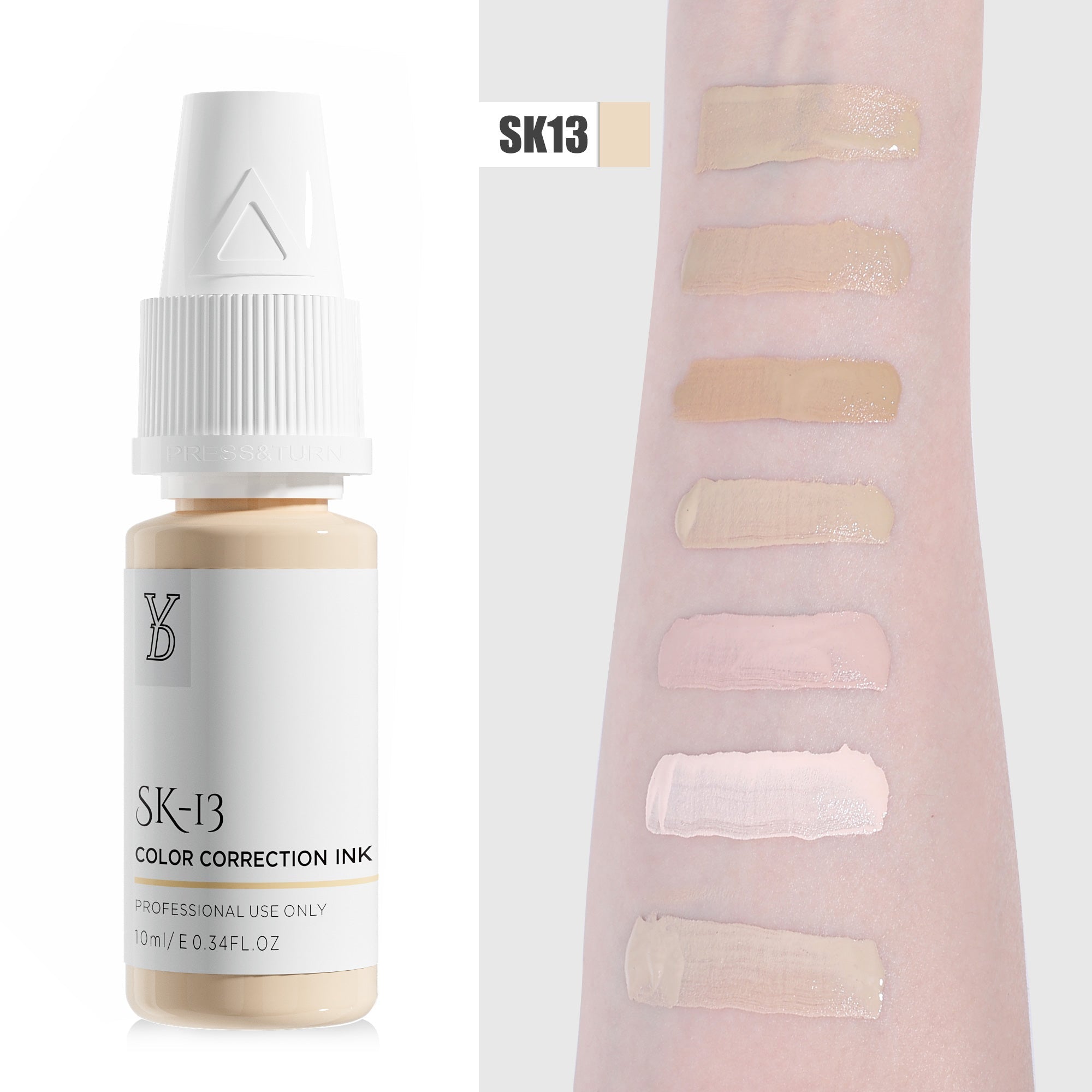 YDPMU Skin Camouflage Pigment Scar Camouflage Ink SK-13