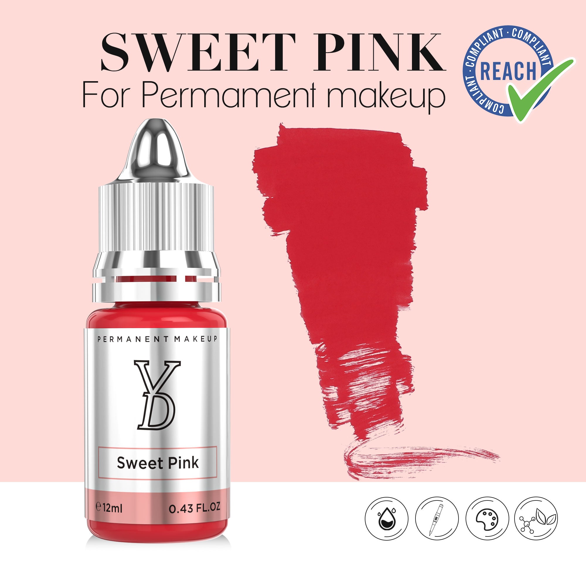 YDPMU Hybrid Liquid Pigment For Lips - Sweet Pink