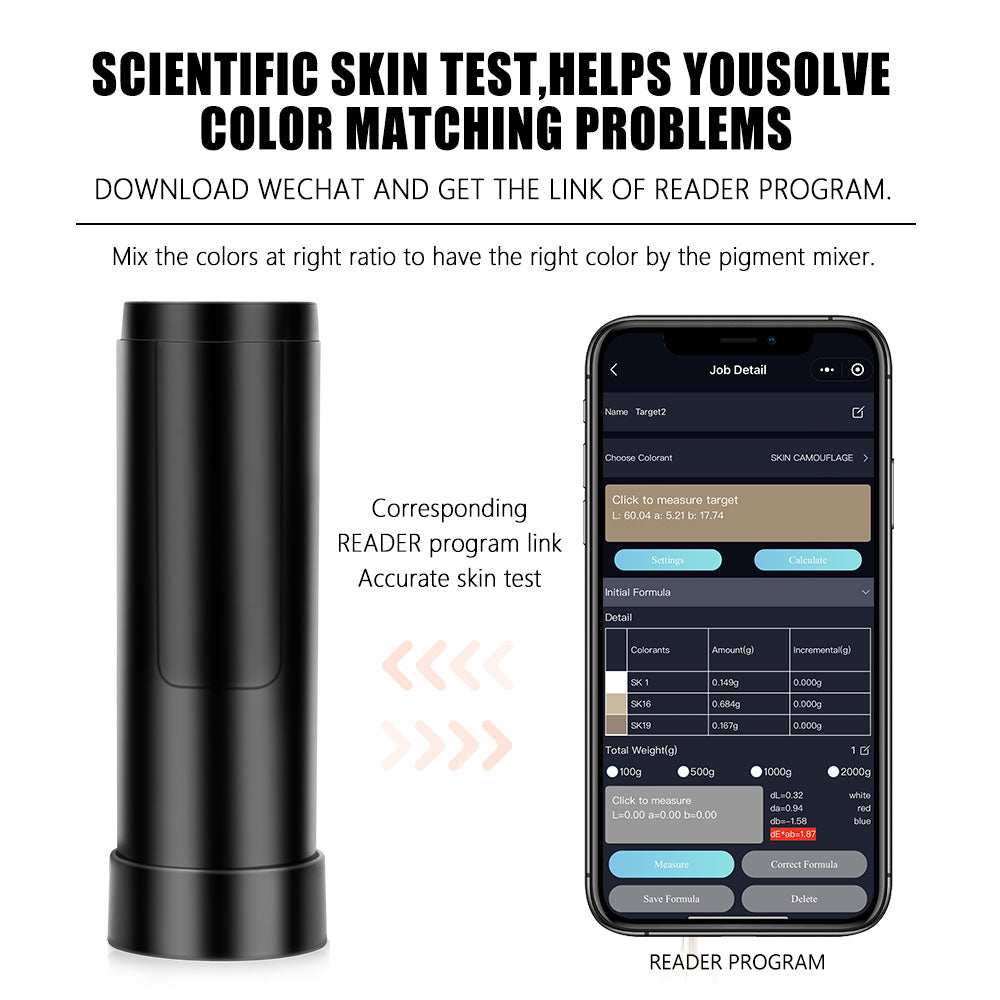 YDPMU Skin Camouflage 20 Colors With Skin Reader Kit
