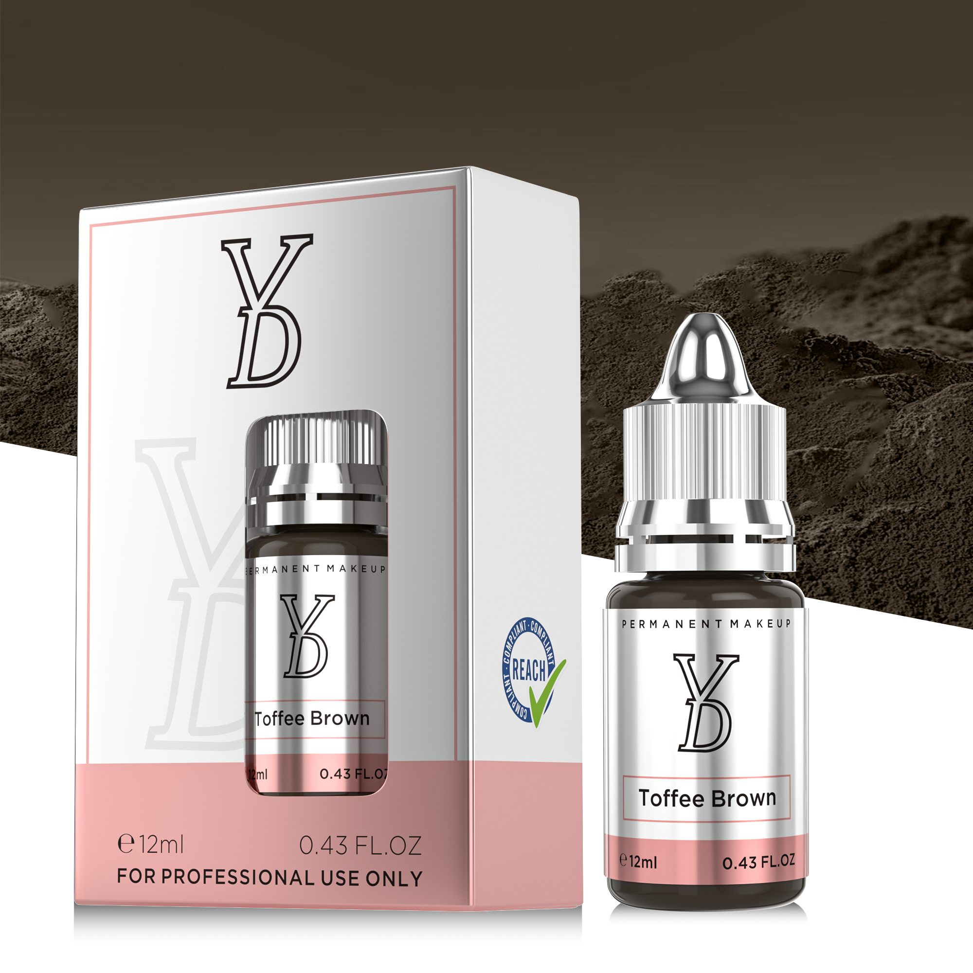 YDPMU Hybrid Liquid Pigment For Brows - Toffee Brown