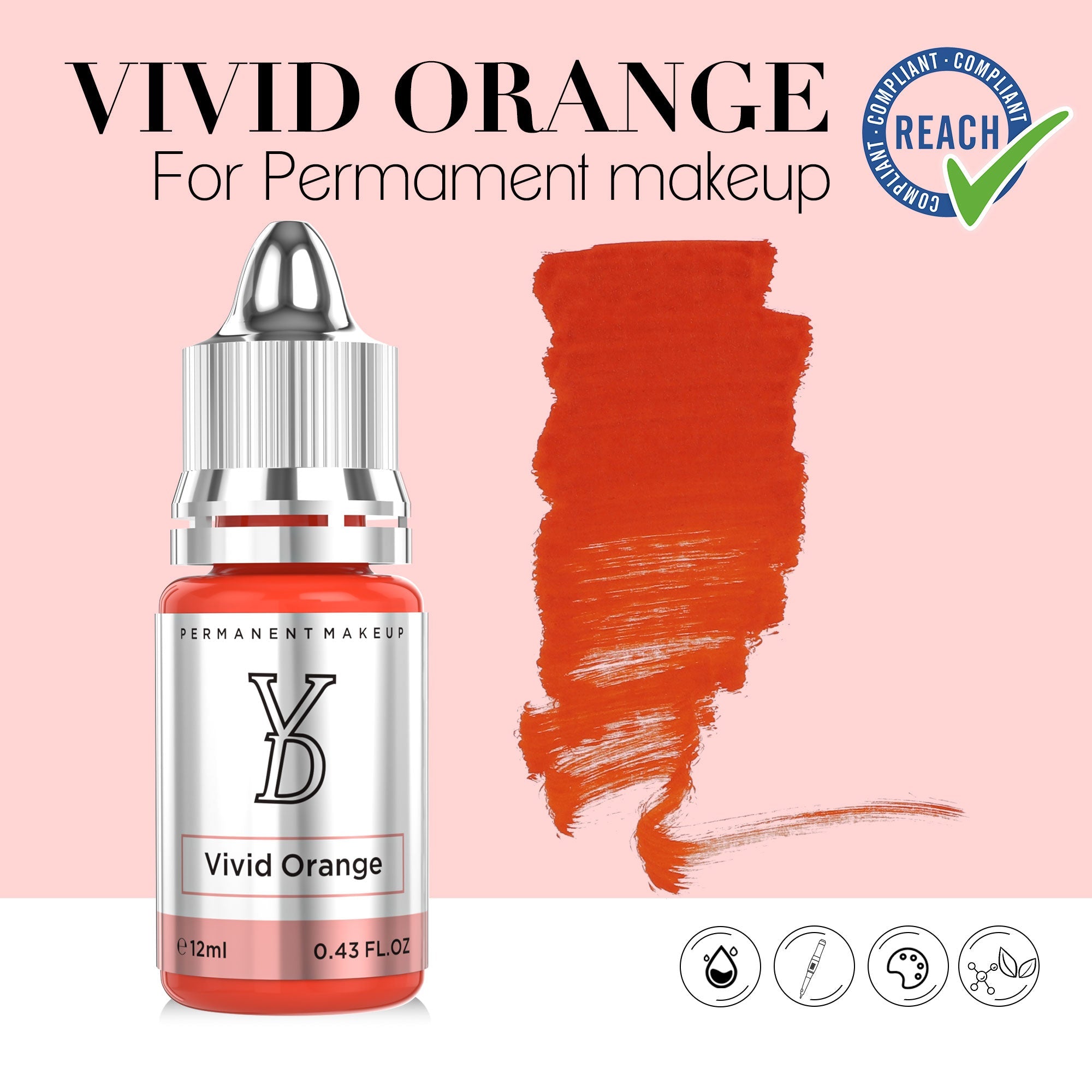 YDPMU Hybrid Liquid Pigment For Lips - Vivid Orange