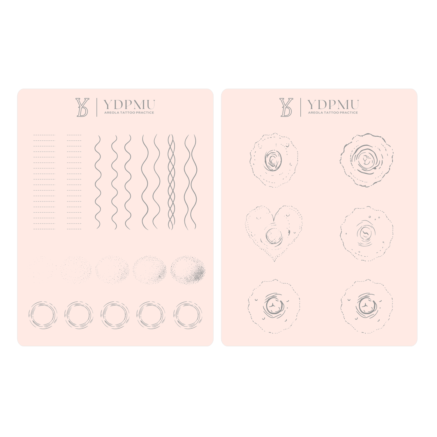 YDPMU Areola Practice Skin 2pcs