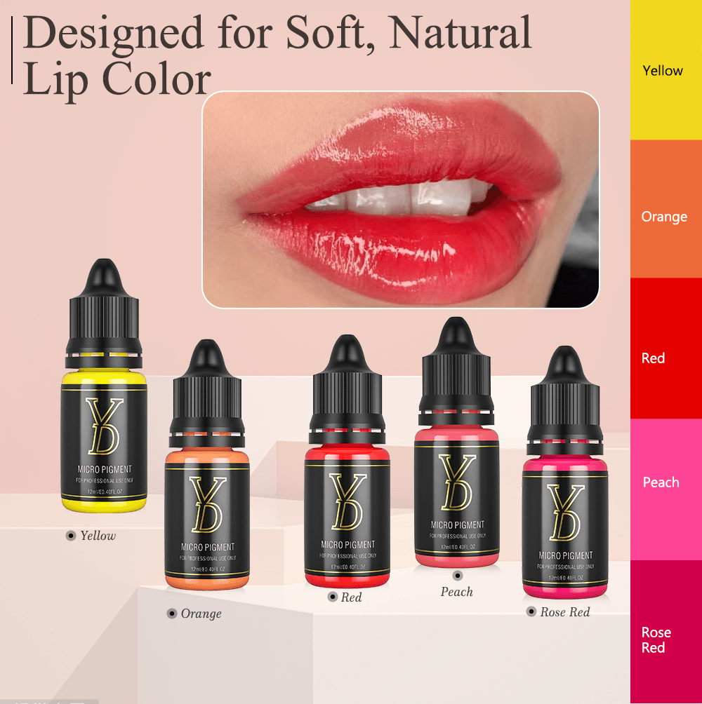 YDPMU NANO Organic Soft Lips Pigment Set