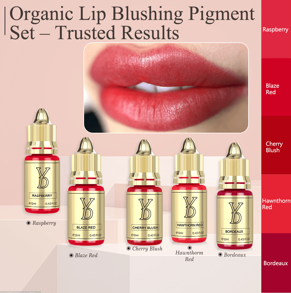 YDPMU NEO Organic Desire Lip Blushing Pigment Set