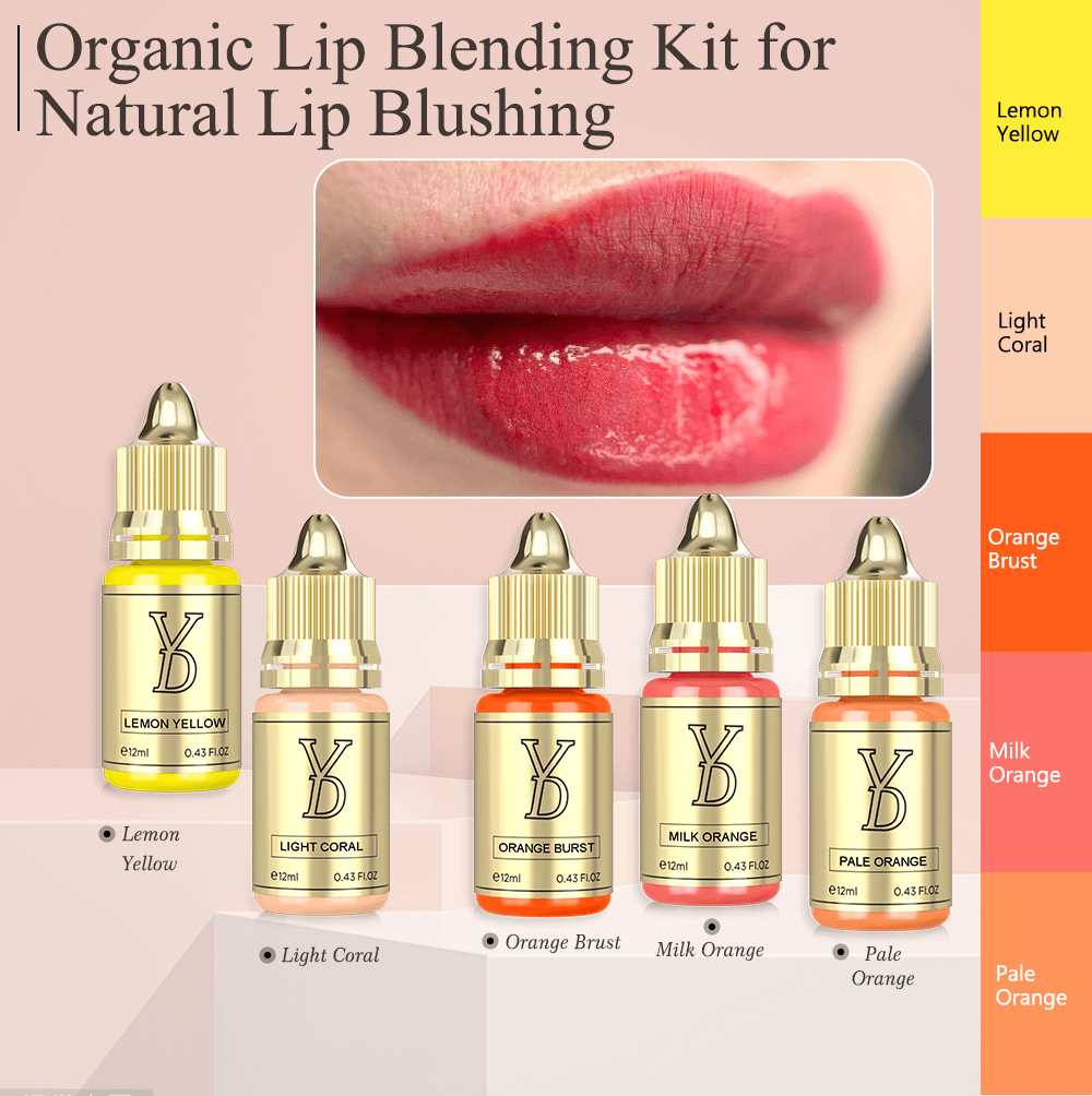 YDPMU NEO Organic Lip Blushing Pigment Set