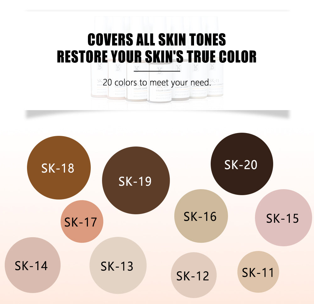 YDPMU Professional Skin Camouflage Kit