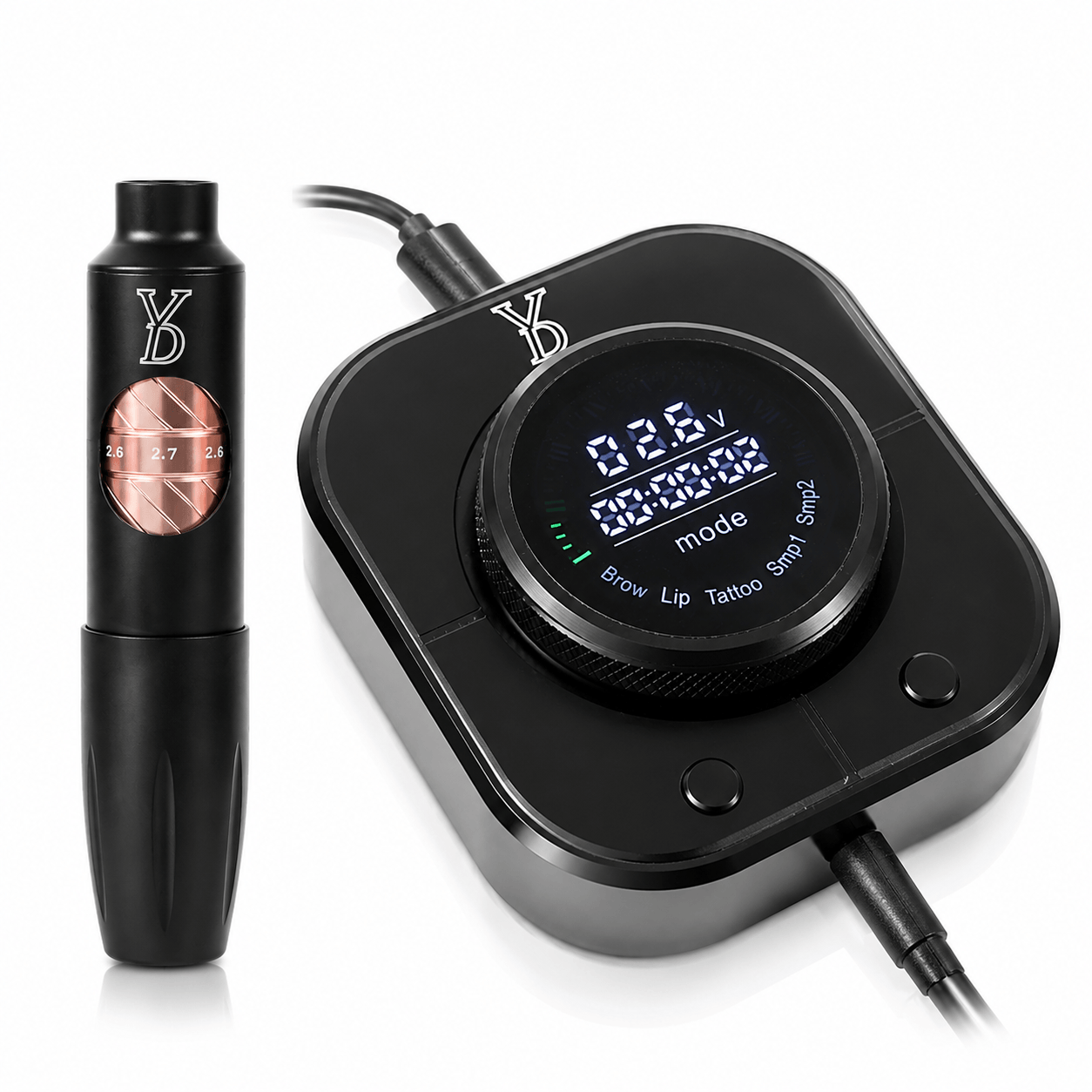 YDPMU Blink 1.0 Plus X24 Permanent Makeup Machine with 2.3-2.7mm Adjustable Stroke