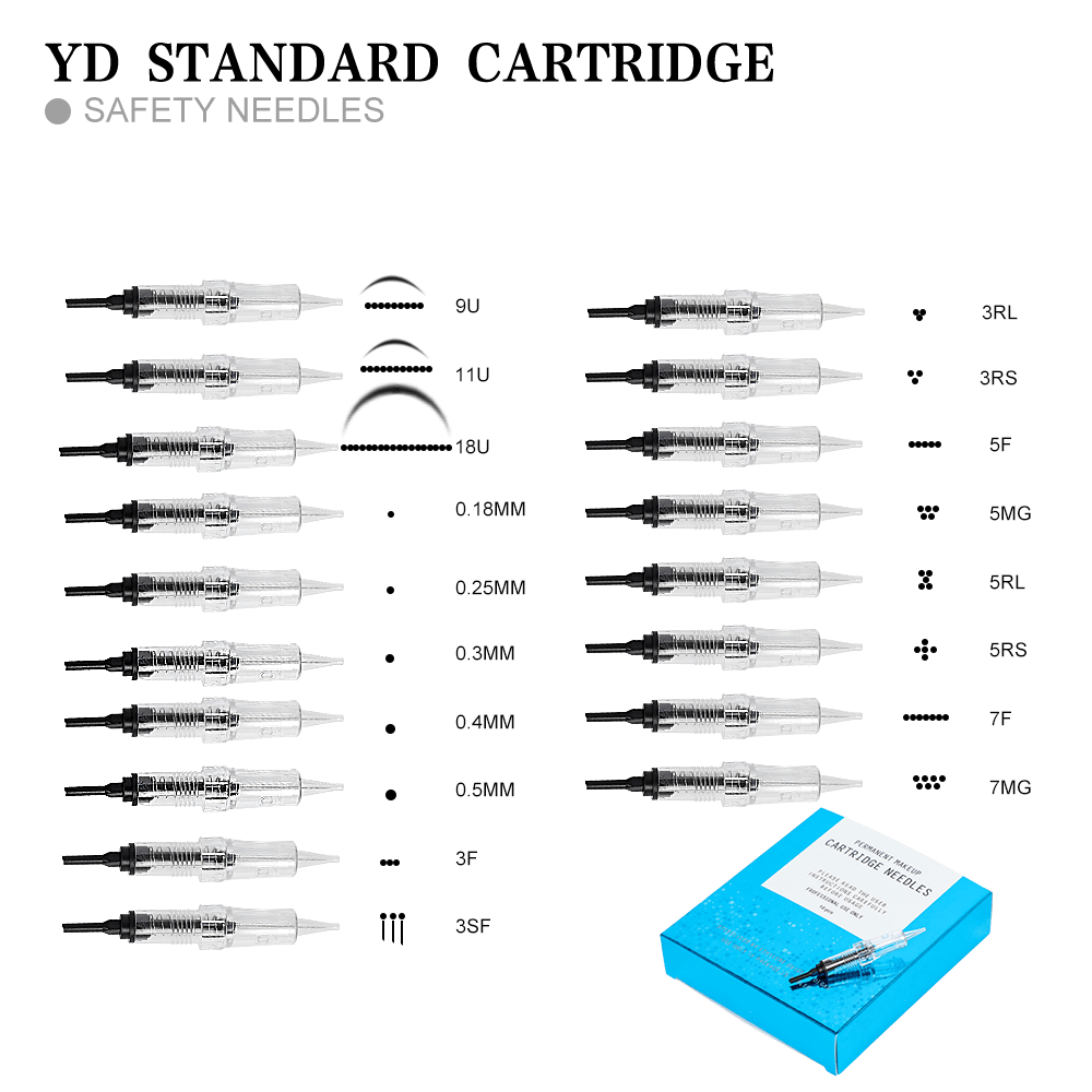 YDPMU Standard Universal Cartridge Microneedle 10pcs/box