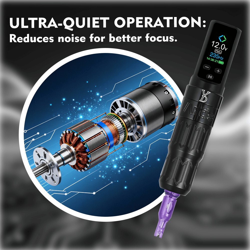 YDPMU Artis Scalp YDPMU Scalp pigments Tattoo Machine Kits With Black Pro & Mix Pigment for SMP