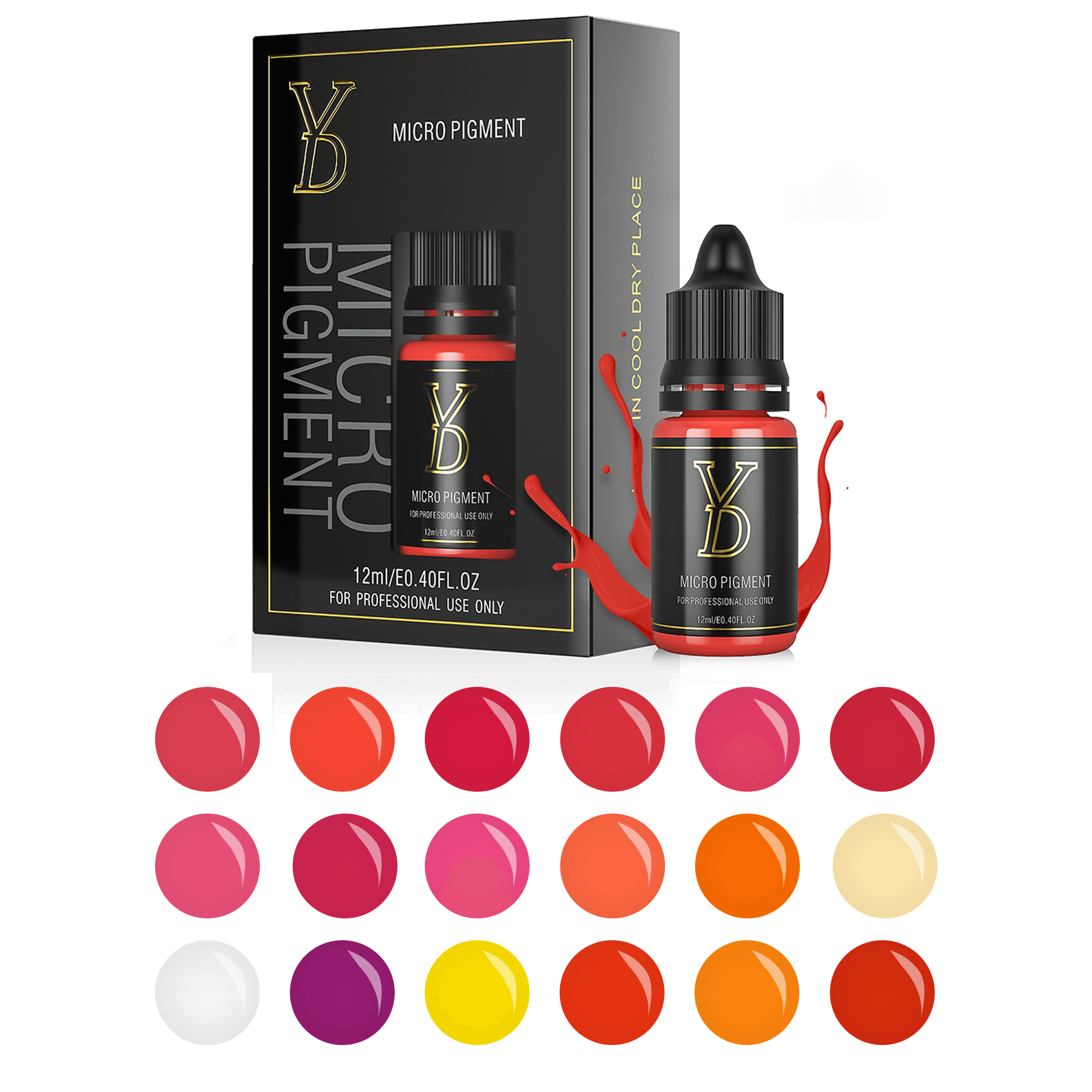 YDPMU Nano Organic Liquid Pigment for Lips - 18 Shades Available