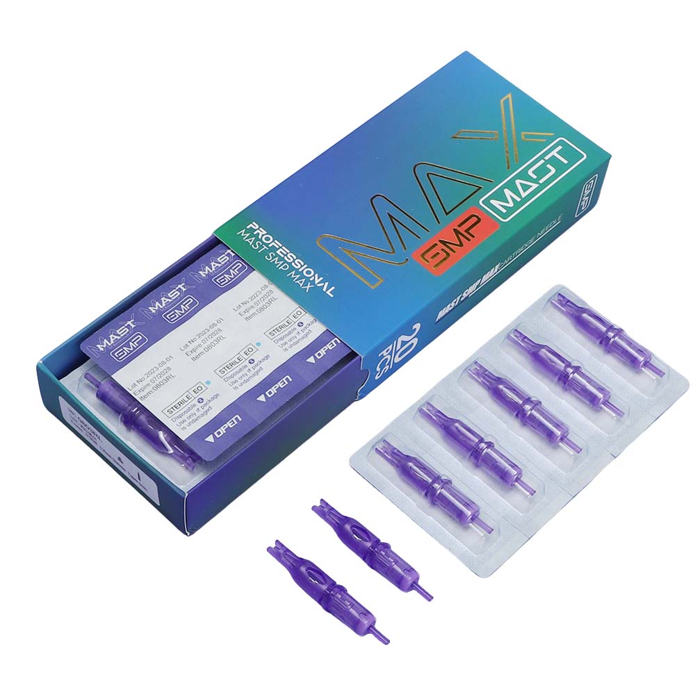 YDPMU Purple Scalp Needle Cartridges with Guard Microneedle  20Pcs/Box