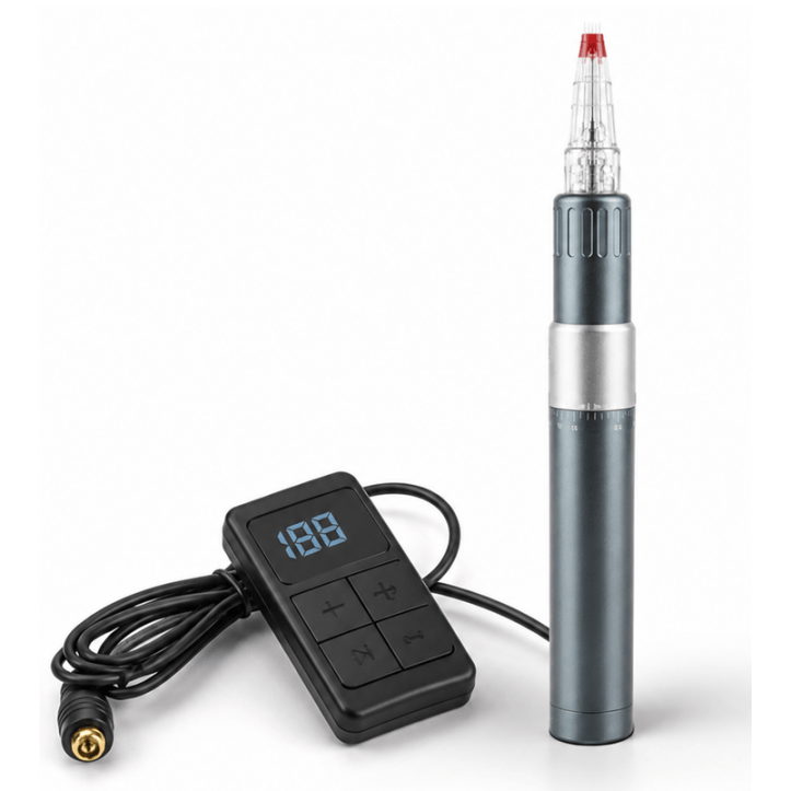 YDPMU Blush Pro CTM119 4P alternating-needle wired PMU machine with 17-level digital controller