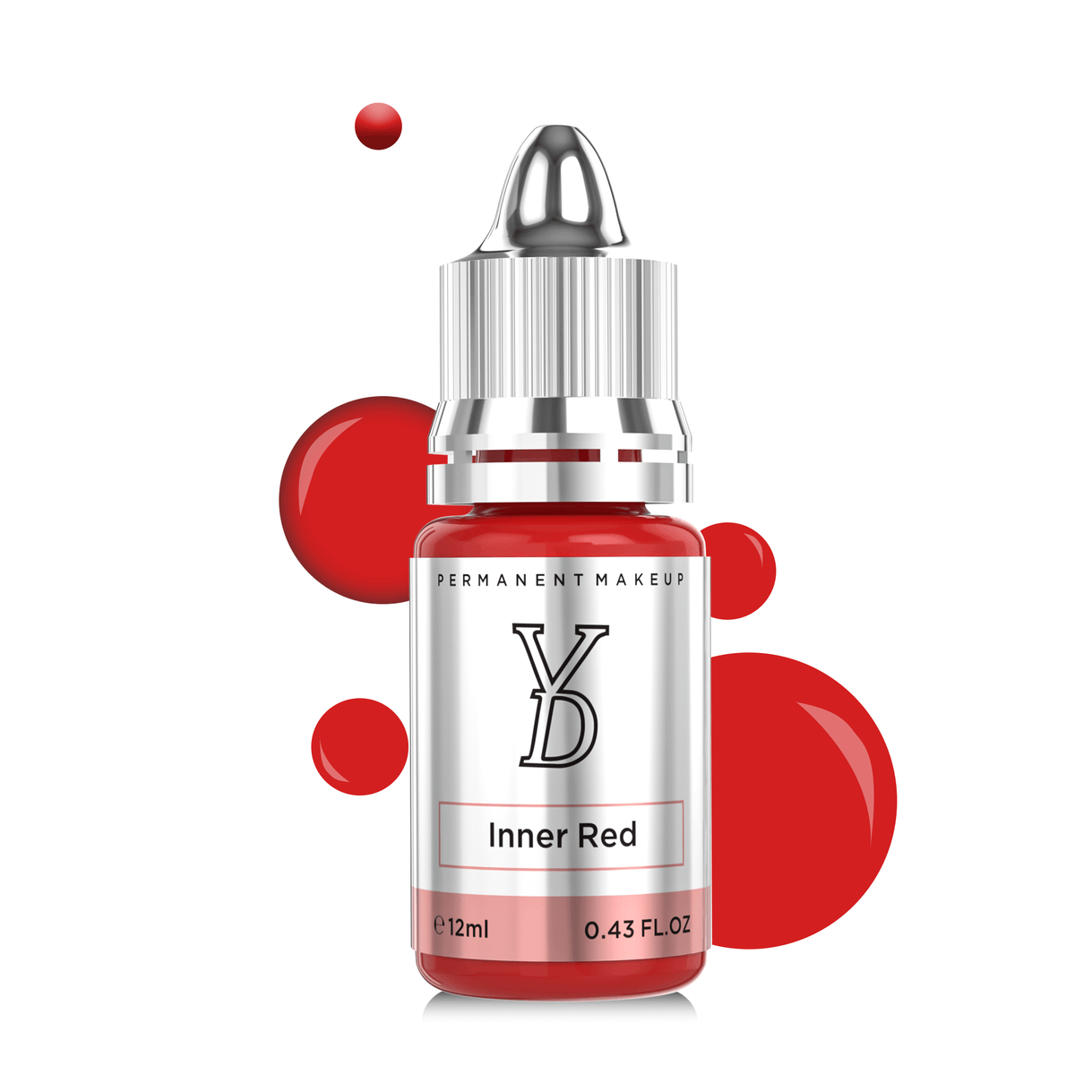 YDPMU POWDER Hybrid Inner Red 12ml balanced neutral true-red liquid lip pigment