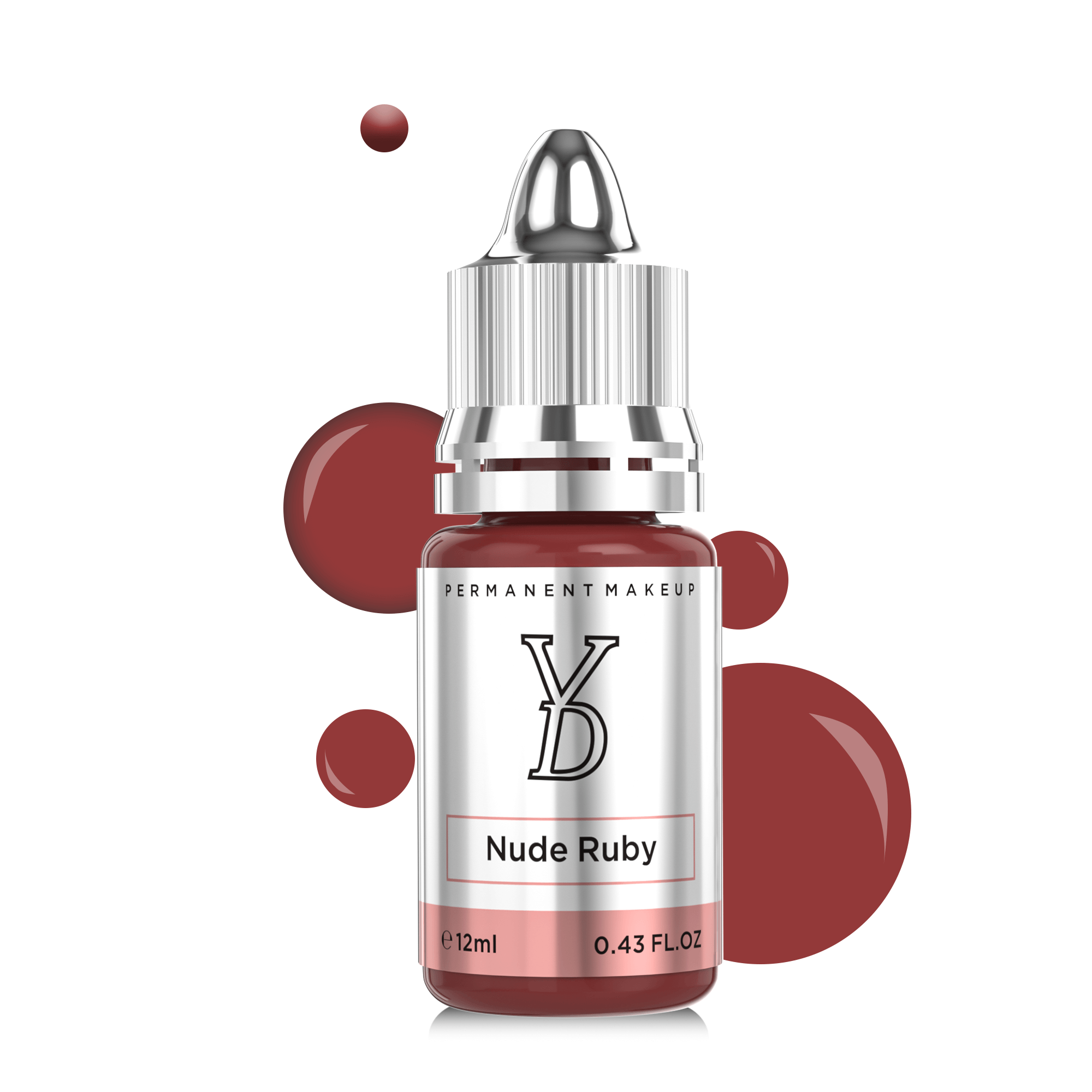YDPMU POWDER Hybrid Nude Ruby warm pink-red lip and areola pigment 12ml