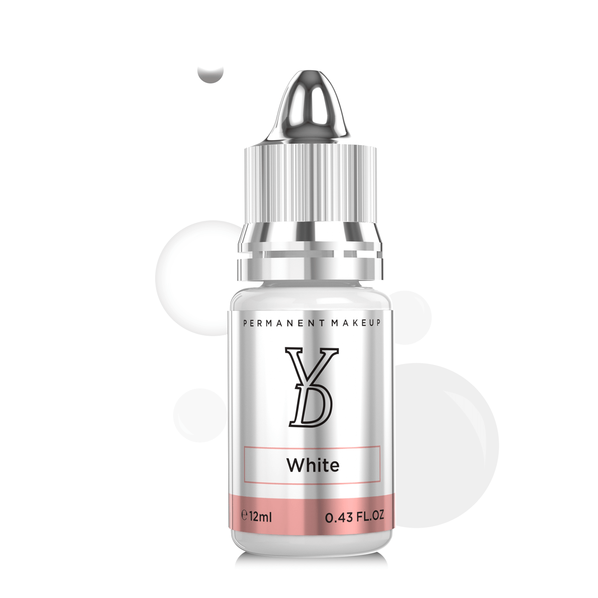 YDPMU POWDER Hybrid White 12ml mixing pigment for compatible lip and areola formulas