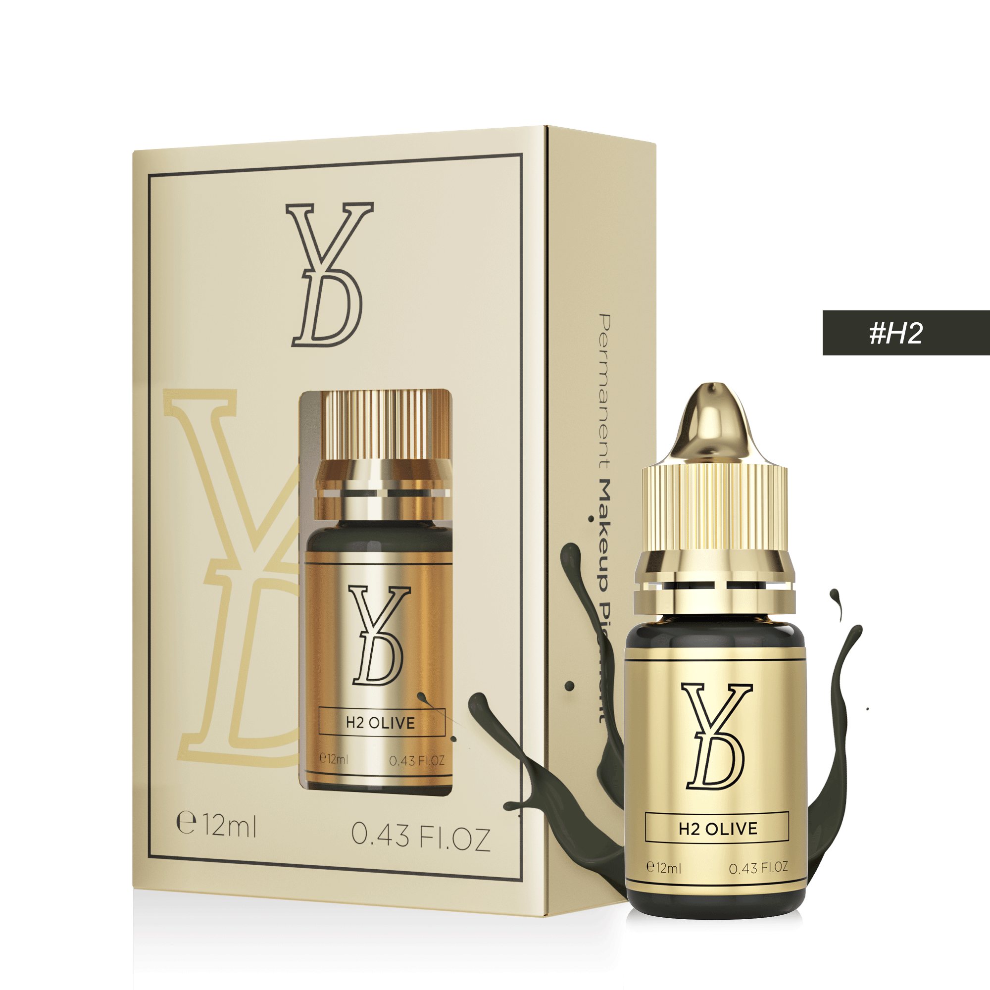 YDPMU NEO Hybrid Cream Pigment For Brows - H2 Olive