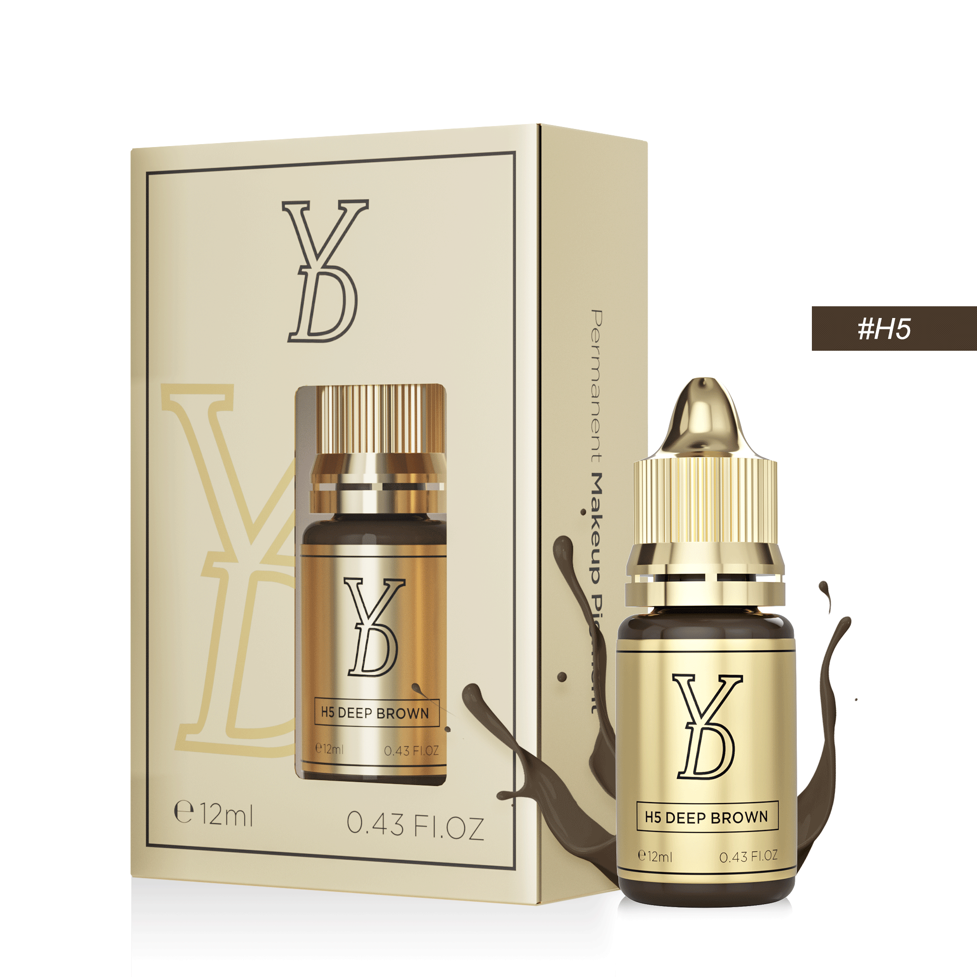 YDPMU NEO Hybrid Cream Pigment For Brows - H5 Deep Brown