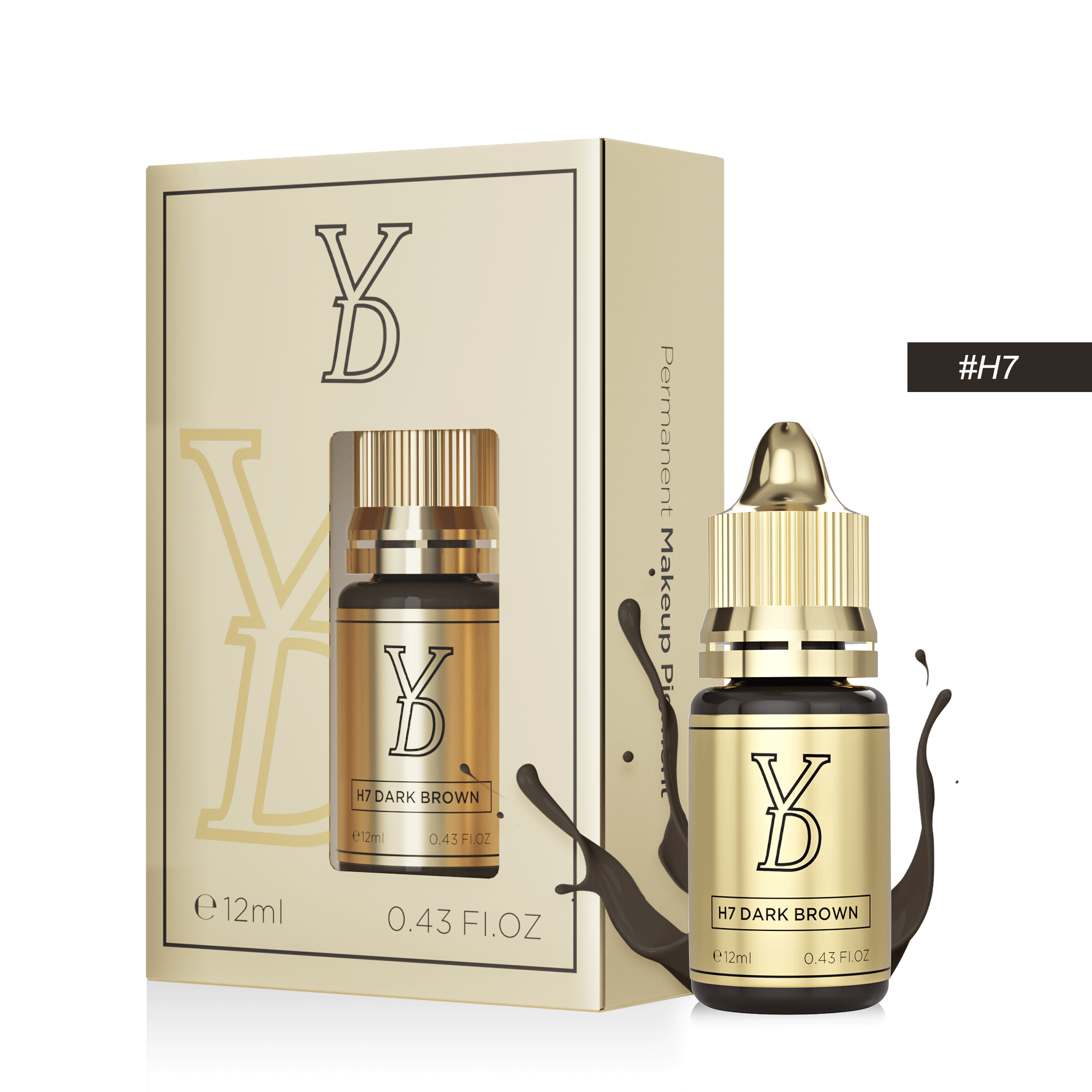 YDPMU NEO Hybrid Cream Pigment For Brows - H7 Dark Brown