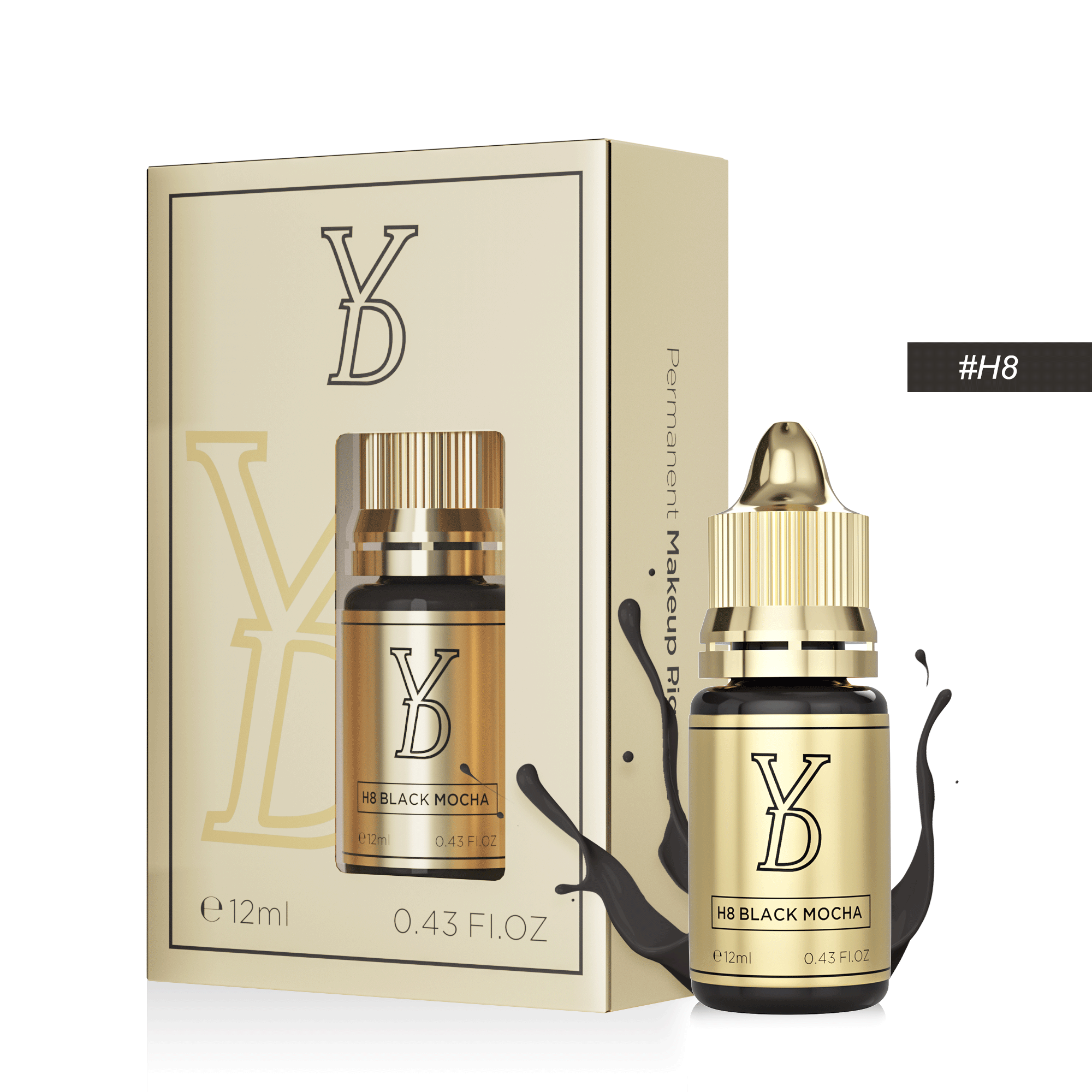 YDPMU NEO Hybrid Cream Pigment For Brows - H8 Black Mocha